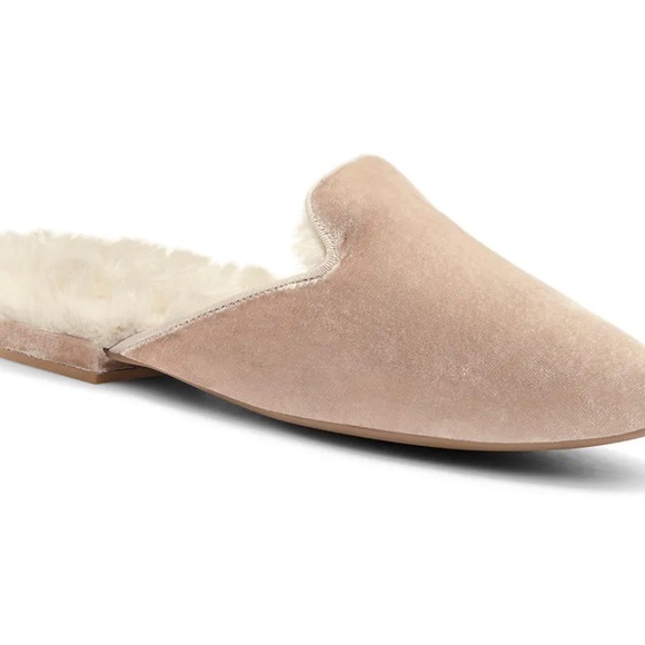 BIRDIES The Phoebe Cream Faux Fur Slide - Picture 8 of 10
